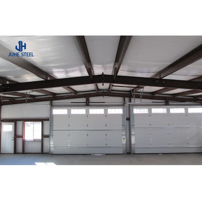 Ατσάλινο χρώμα Αδιάβροχο κήπο Carport Prefab μεταλλικό γκαράζ Παρκινγκ