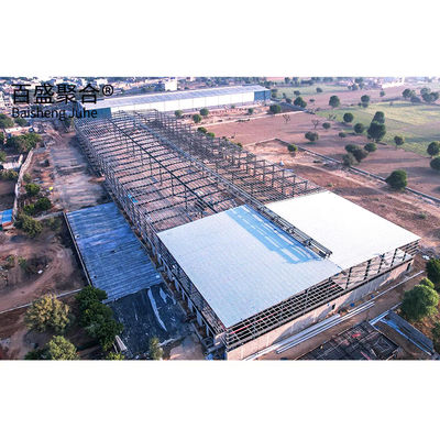 Υπηρεσία αποσύνδεσης Q235B/Q345B Low Carbon Steel Prefabricated Steel Commercial Building