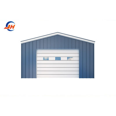 Κύριο τμήμα δομής Coulmn Steel Frame Workshop για πράσινο γκαράζ σε προετοιμασία