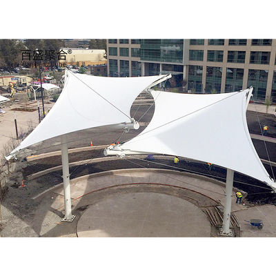 800-1300GSM Επικάλυπτο ύφασμα από PVC Αρχιτεκτονική μεμβράνη