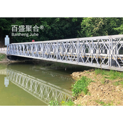 Ταχεία κατασκευή γέφυρα Bailey Truss με ανοχή ± 1% και Q355/Grade 350/ASTM A992