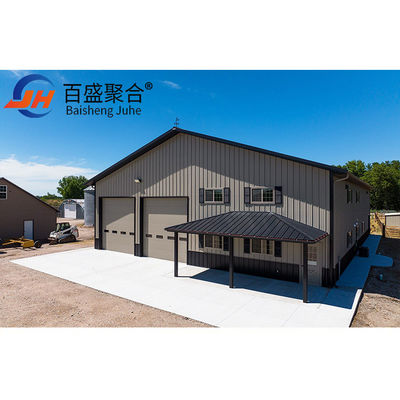 Χάλυβα χρωματισμένη δομή Car Parking Lot for Prefabricated Garage Solution Provider