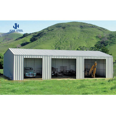 Προσαρμοσμένο Prefab Ελαφρύ βάρος Steel δομή Γκαράζ κτίριο για τις ανάγκες της κατασκευής