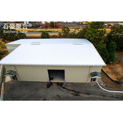 Q235/Q345B Grade Steel Structure Warehouse Building for Large Storage Requirements Το κτίριο είναι κατασκευασμένο από χάλυβα