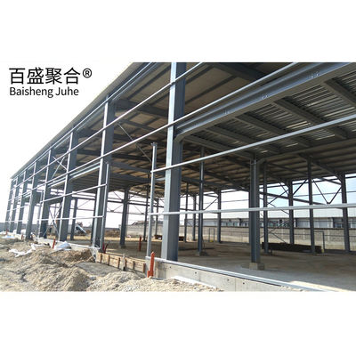 Prefab Steel Structure Agricultural Warehouse Hot Galvanized Steel Μεγάλο κτίριο χρονικού διαστήματος