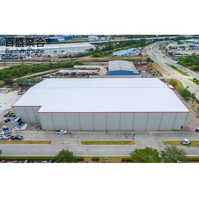 Κατασκευασμένο C / Z τμήμα Purlins χάλυβα δομή κτίριο Αποθήκη με παράθυρο κράμα αλουμινίου