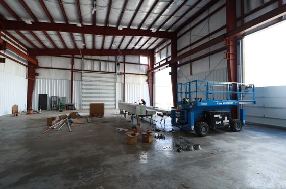 Κτίριο Υλικών Σύγχρονο Steel Structure Warehouse με χωρητικότητα 1000 τετραγωνικών μέτρων